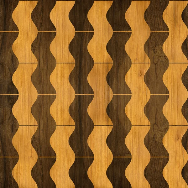 Abstract winding pattern - seamless pattern - parquet flooring — Stock Photo, Image