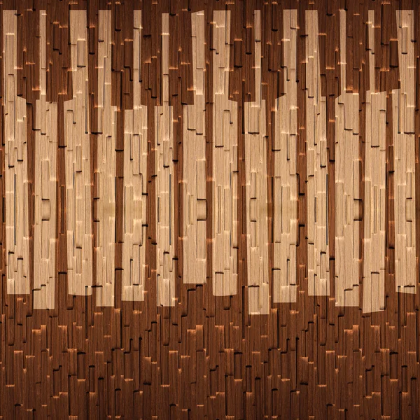 Abstrakt musikaliska pianotangenter - sömlös bakgrund - trä surfa — Stockfoto