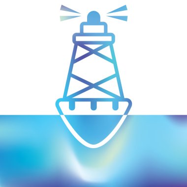 Sea buoys - marine buoy - maritime symbols clipart