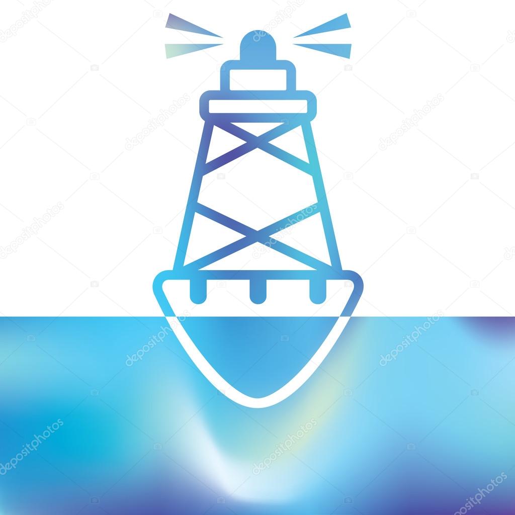 Sea buoys - marine buoy - maritime symbols