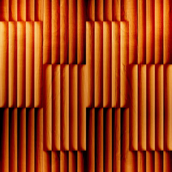 Abstracte houten lambrisering - naadloze achtergrond - verschillende kleuren — Stockfoto