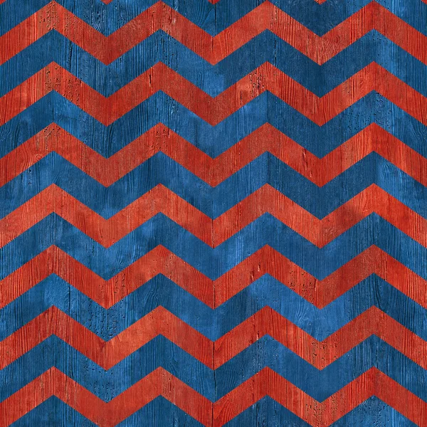 Abstracte zigzag patroon - naadloze patroon - kleur rood-blauw — Stockfoto