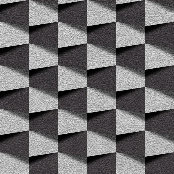 Abstract decorative bricks - seamless background - leather surfa — Stock Photo, Image