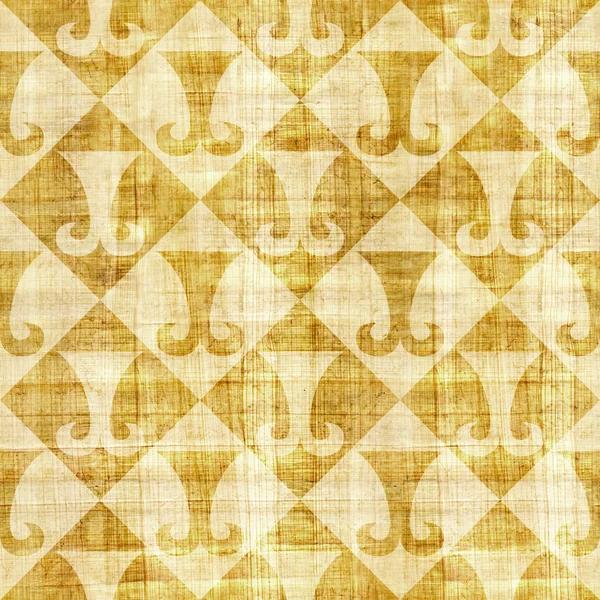 Abstract paneling pattern - seamless pattern - papyrus surface — Stock Photo, Image
