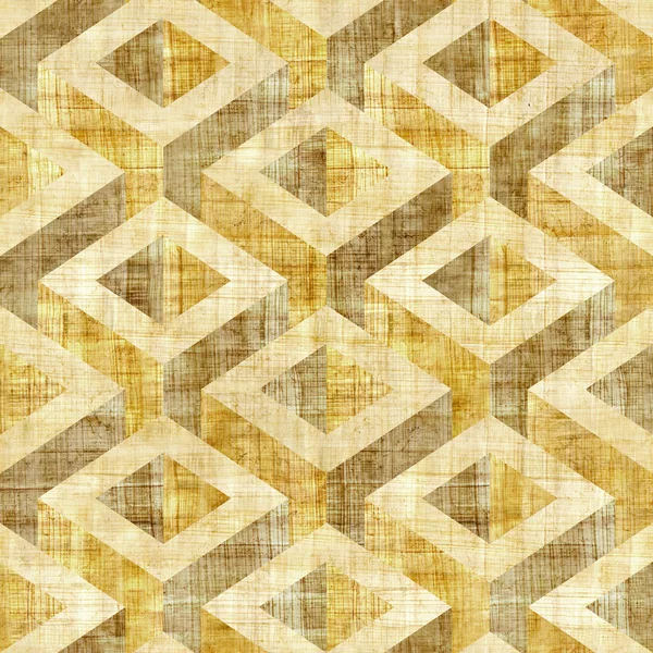 Abstract paneling pattern - seamless pattern - papyrus structure — Stock Photo, Image