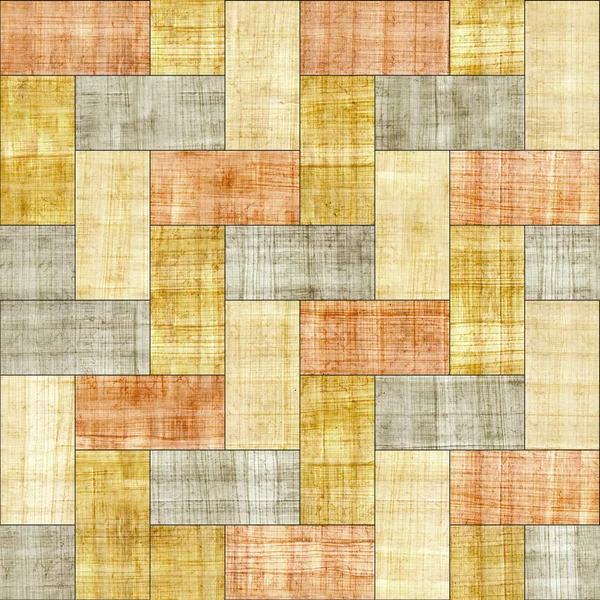 Abstract paneling pattern - seamless pattern - papyrus surface — Stock Photo, Image