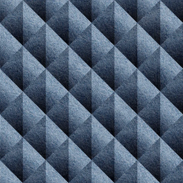 Abstract paneling pattern - seamless pattern - Blue denim jeans — Stock Photo, Image