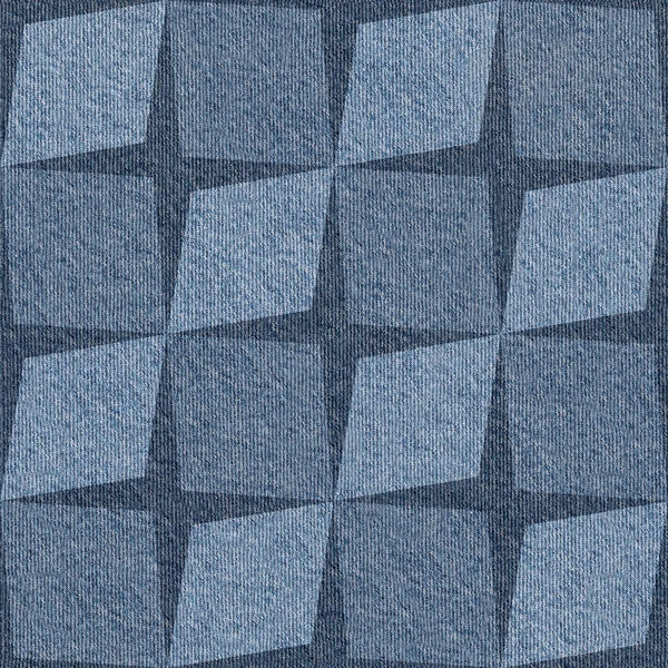 Lambri desen - Dikişsiz desen - mavi kot kot soyut — Stok fotoğraf