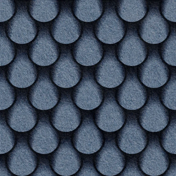 Abstract drops pattern - seamless pattern - blue jeans textile — Stock Photo, Image