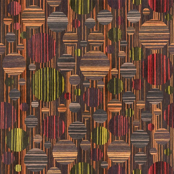 Abstrakt bubbla - olika färger - trä bakgrund — Stockfoto