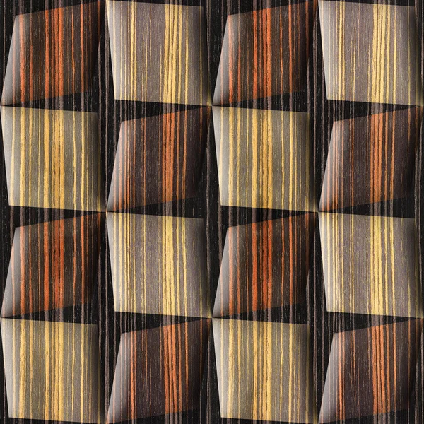 Abstract paneling pattern - seamless background - Ebony wood — Stock Photo, Image