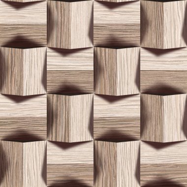 Abstract paneling pattern - seamless background - Blasted Oak clipart