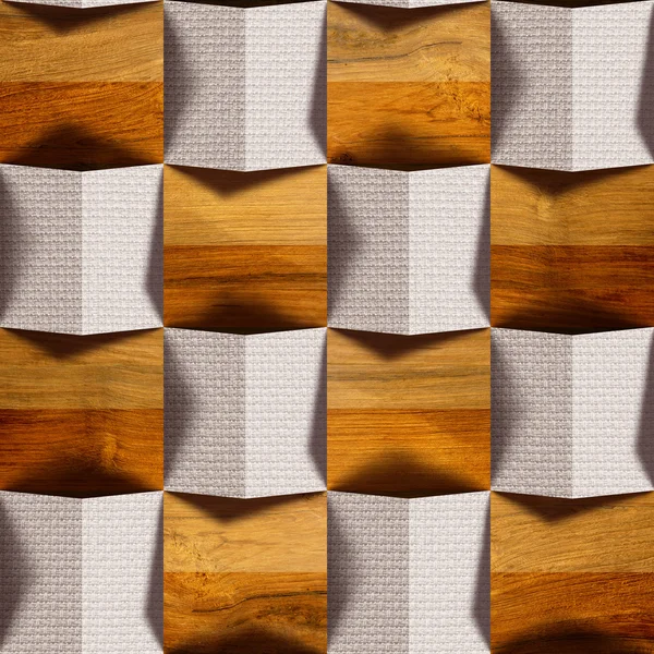 Abstract paneling pattern - seamless background - combination textures — Stock Photo, Image