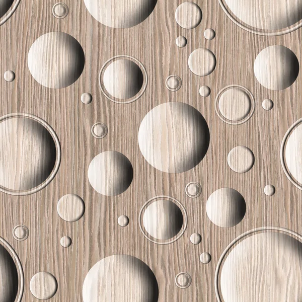 Bolla decorativo modello in legno per lo sfondo senza soluzione di continuità — Foto Stock