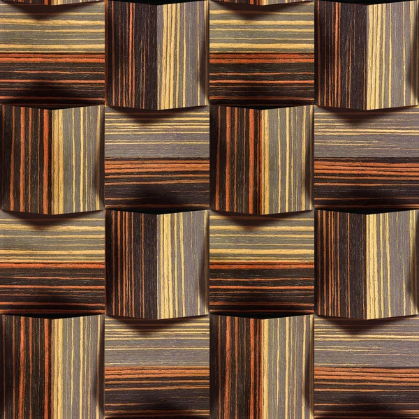 Abstract paneling pattern - seamless background - Ebony wood — Stock Photo, Image