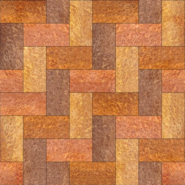 Wooden rectangular parquet stacked for seamless background — Stock Photo, Image