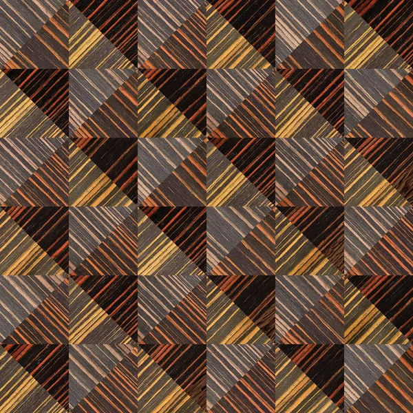 Drewno dekoracyjne drewniane wzór - bezszwowe tło - Murzynki — Zdjęcie stockowe
