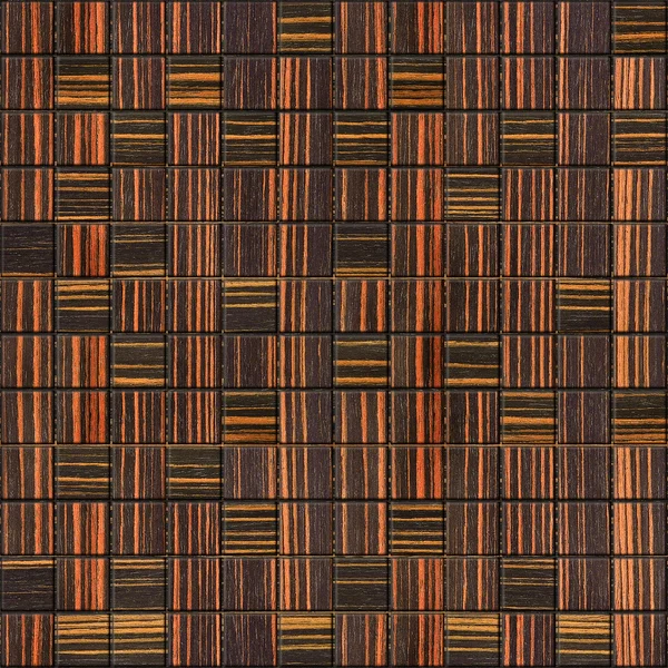 Motif à carreaux décoratif - fond sans couture - Bois d'ébène — Photo