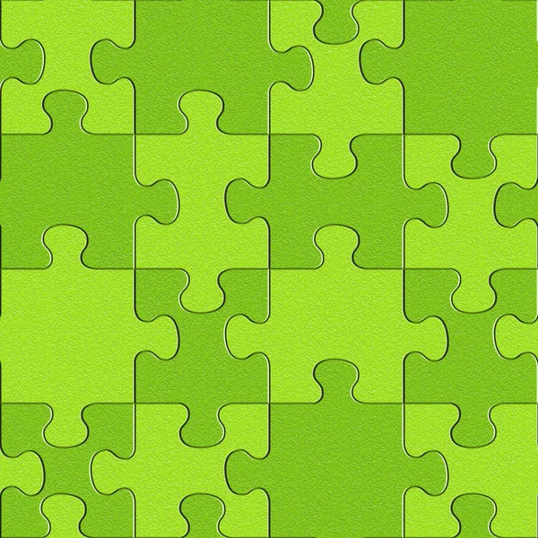 Abstract puzzles pattern - seamless background - lime texture — Zdjęcie stockowe