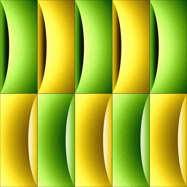Abstract decorative paneling - waves decoration - citrus texture — Stock Photo, Image