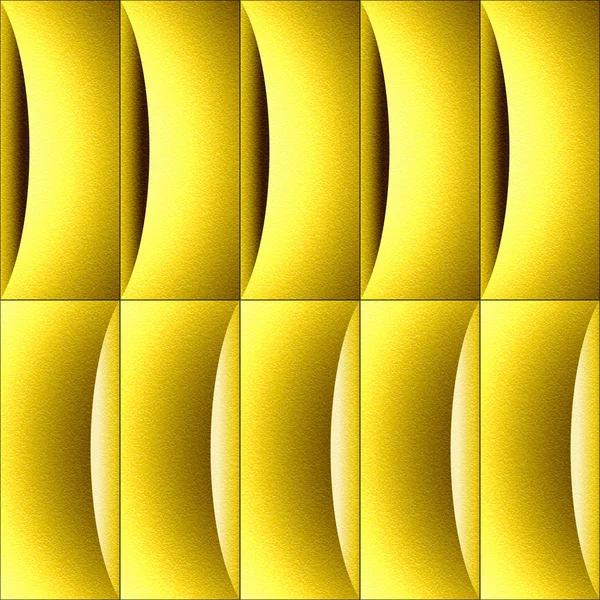 Abstract decorative paneling - waves decoration - lemon texture — Zdjęcie stockowe