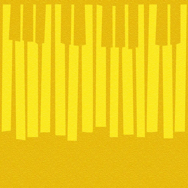 Abstract musical piano keys - seamless background - lemon texture — Stockfoto