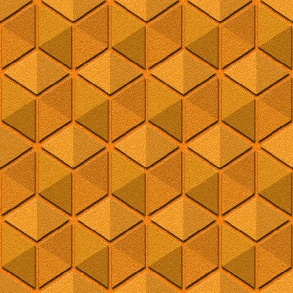 Abstracte geruit patroon - naadloze achtergrond - oranje textur — Stockfoto