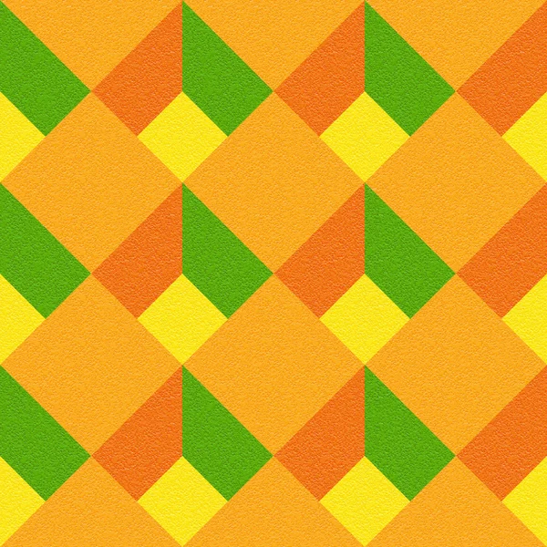 Dekorativa rutiga mönster - sömlös bakgrund - citrus text — Stockfoto