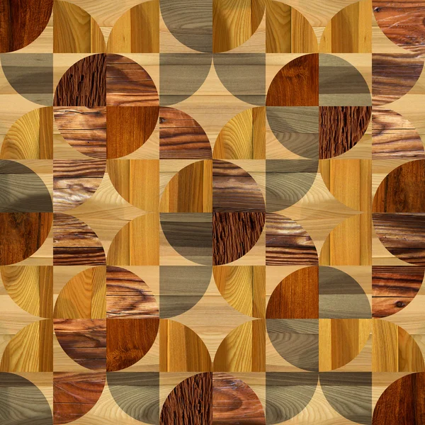 Abstract paneling pattern - seamless pattern - parquet flooring — Stock Photo, Image