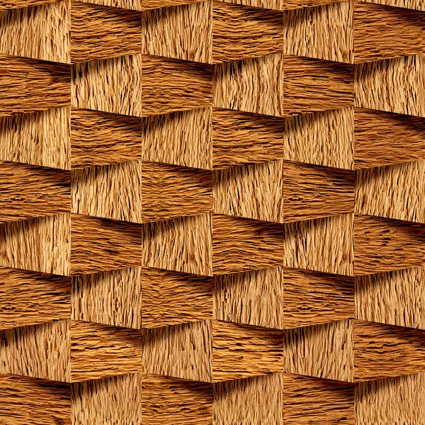 Mattoni decorativi astratti - sfondo senza cuciture - texture in legno — Foto Stock