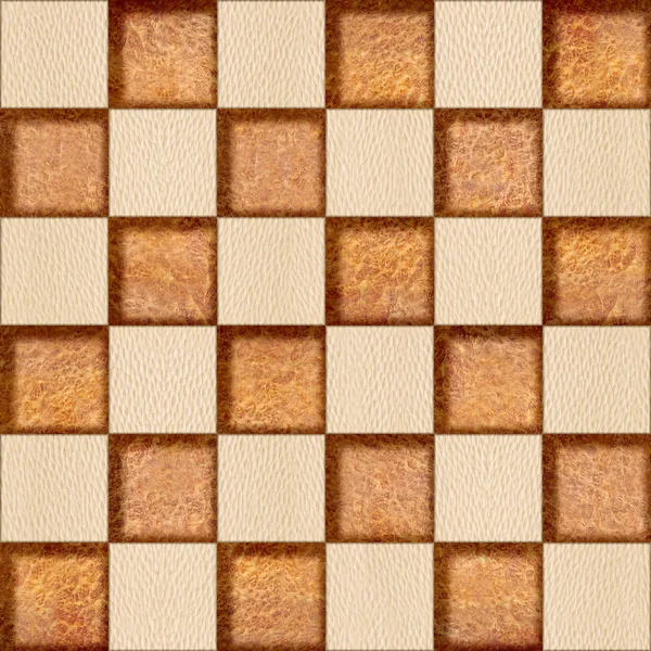 Decorative checkered pattern - seamless background - Wood surface — Stock Photo, Image