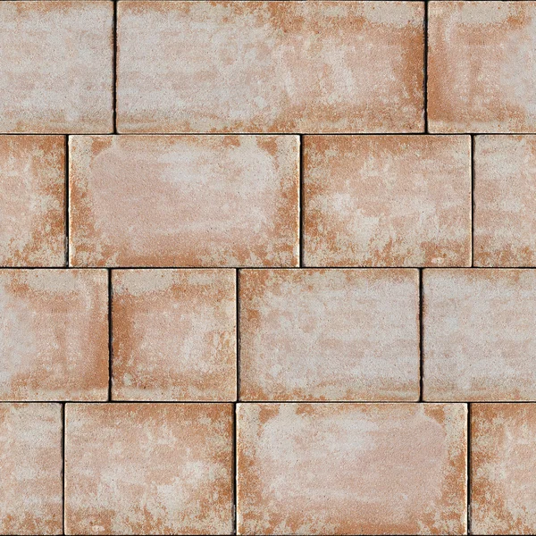 砂岩ブロック - 装飾的なパターンのシームレス背景 — ストック写真