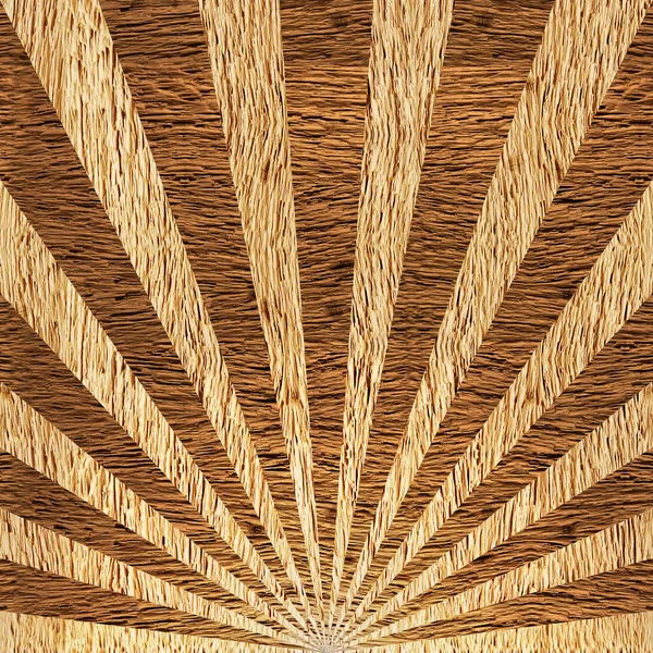 Sonnenstrahlen abstrakten Hintergrund - radialen Hintergrund - sunburst Stil - Holz Textur - Texturen Nuss — Stockfoto