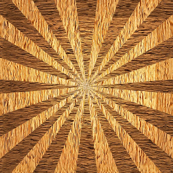 Солнечные лучи абстрактный фон - Радиальный фон - стиль Sunburst - текстура дерева - текстура ореха — стоковое фото