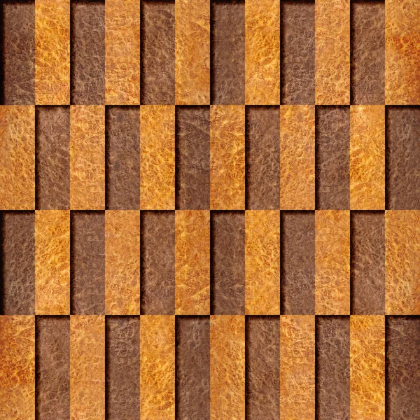 Decorative tile pattern - seamless background - Carpathian Elm wood texture — Stock Photo, Image