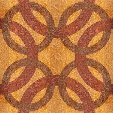 Dekoratif bağlı daireler - sorunsuz arka plan