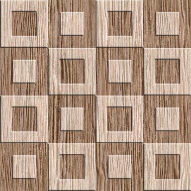 3D wall decorative tiles - Decorative paneling pattern - seamless background clipart