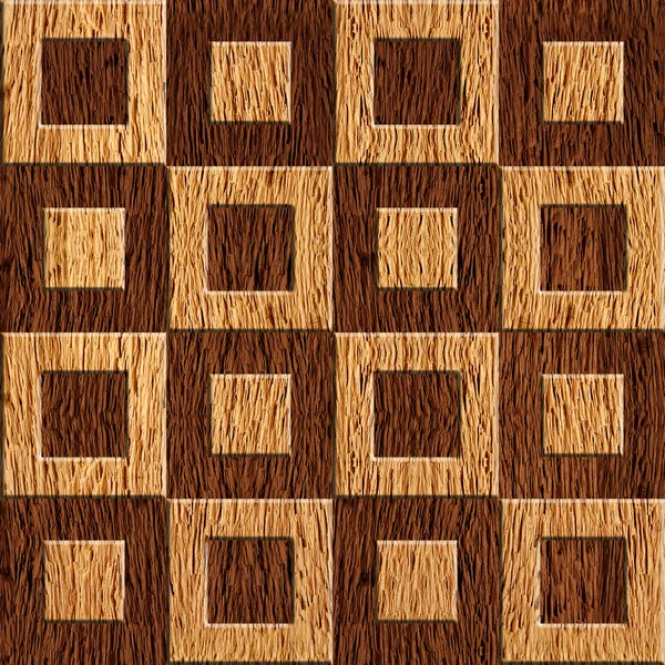 3D wall decorative tiles - Decorative paneling pattern - seamless background — Stock Photo, Image