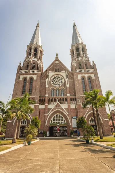 Собор Святої Марії в місті Yangon — стокове фото