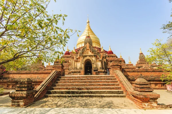 Templo de ouro em Bagan — Fotografia de Stock