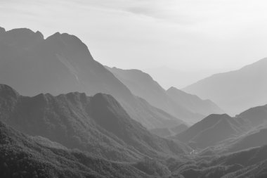 Fansipan Dağı'nda Lao Cai Eyaleti, Vietnam