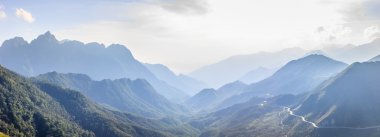 Fansipan Dağı'nda Lao Cai Eyaleti, Vietnam