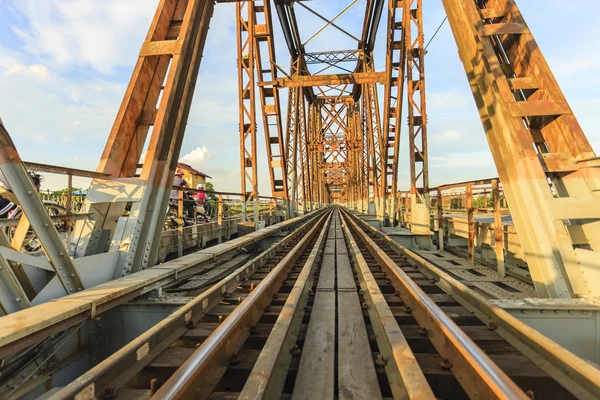 Long Bien bridge — Stock Photo, Image