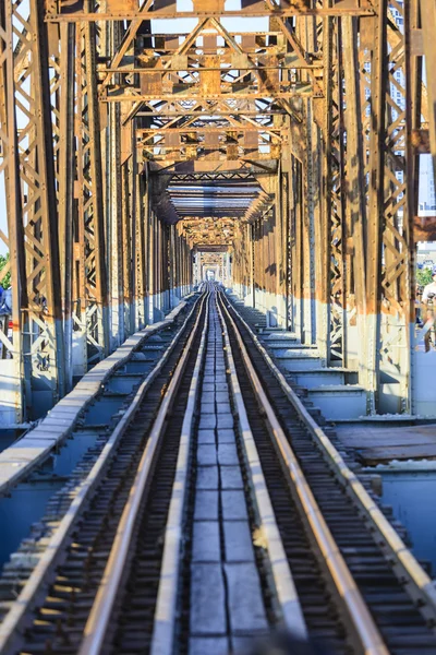 Long Bien bridge — Stock Photo, Image