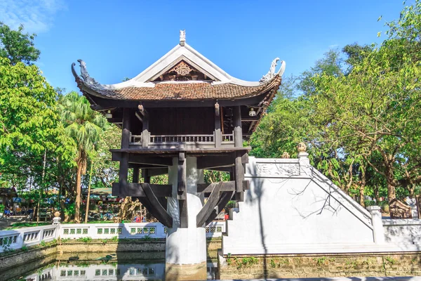 O One Pillar Pagoda em Hanói, Vietnã — Fotografia de Stock