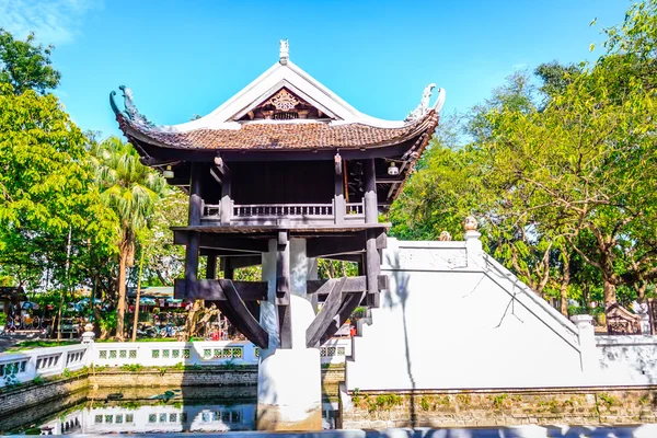 O One Pillar Pagoda em Hanói, Vietnã — Fotografia de Stock