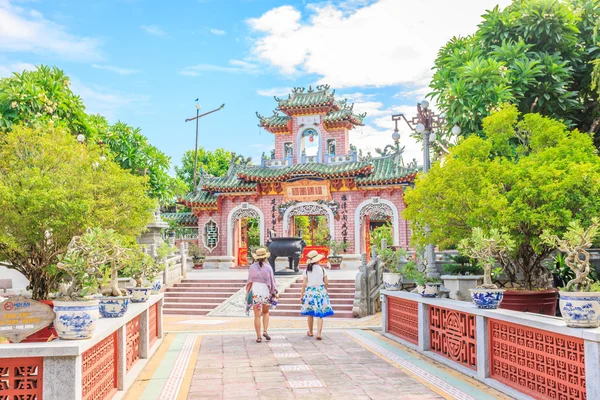 Kantonesisches Versammlungshaus hoi an der Altstadt — Stockfoto