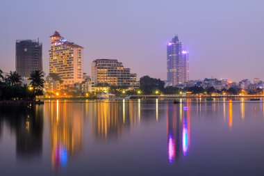 Hanoi gece atış. Vietnam