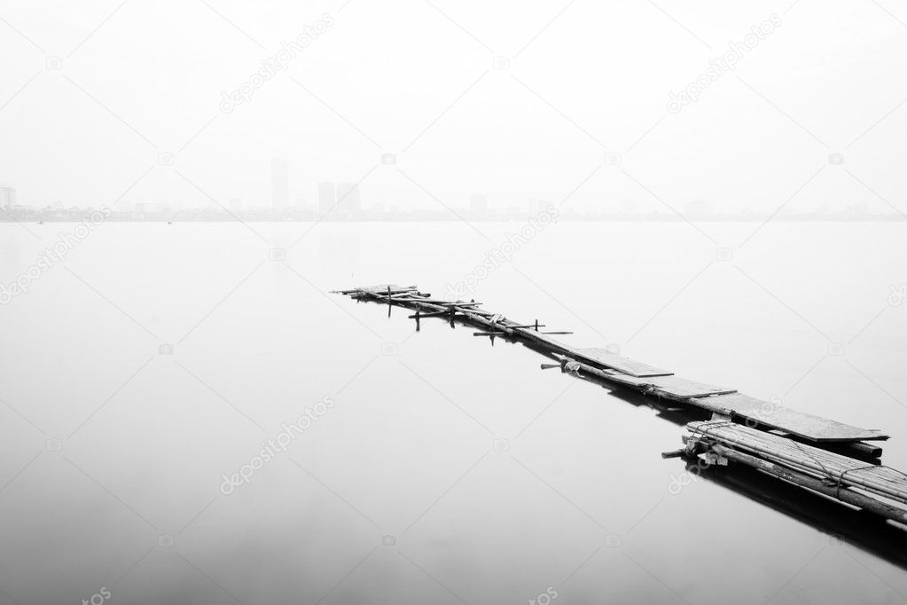 Bridge at West lake, Hanoi