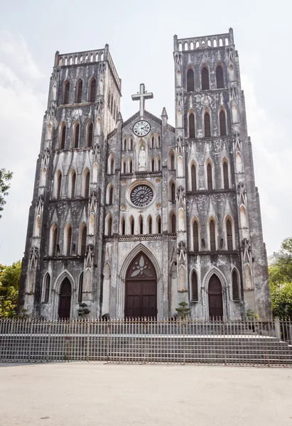 天主教大教堂，河内越南 — 图库照片